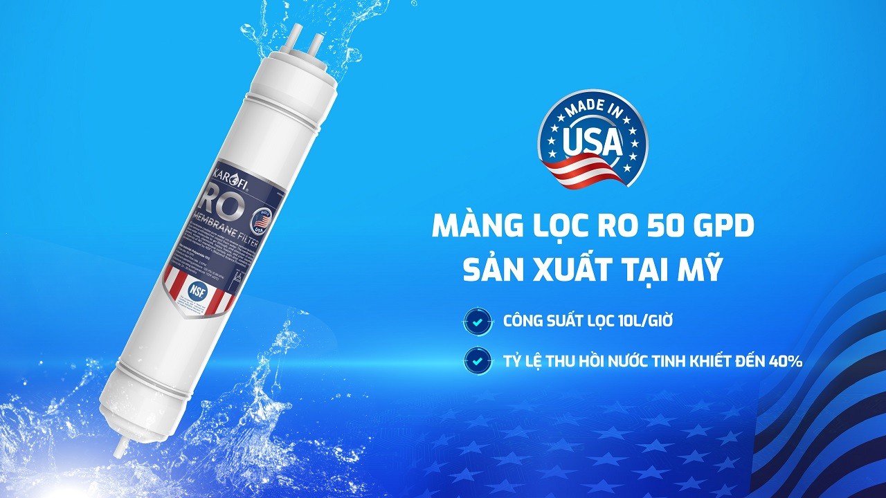 Máy lọc nước Karofi KAQ-U98
